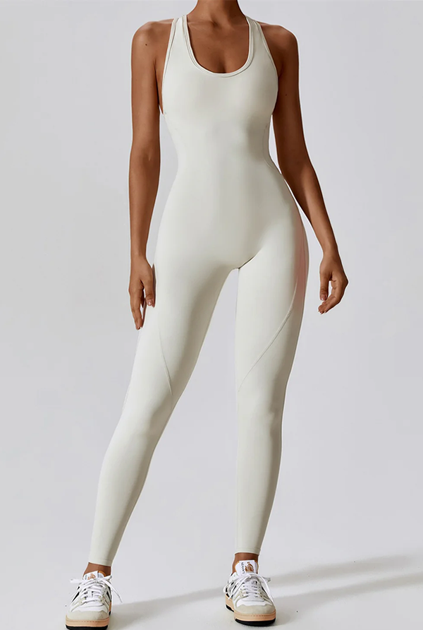 SculptFit Cutout Back Jumpsuit