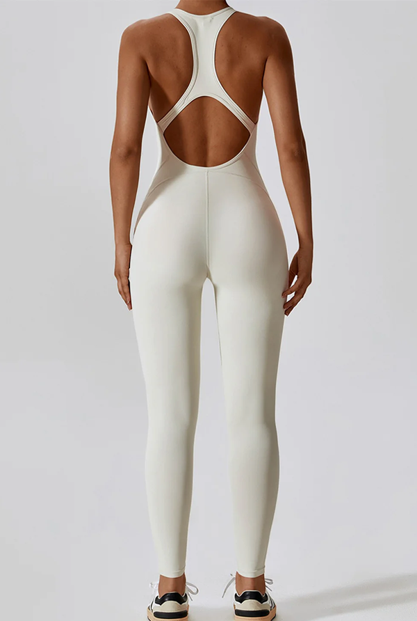 SculptFit Cutout Back Jumpsuit