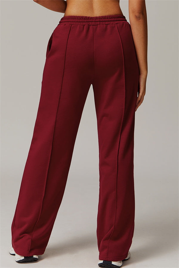 Straight-Leg & Wide-Leg Sweatpants with Drawstring