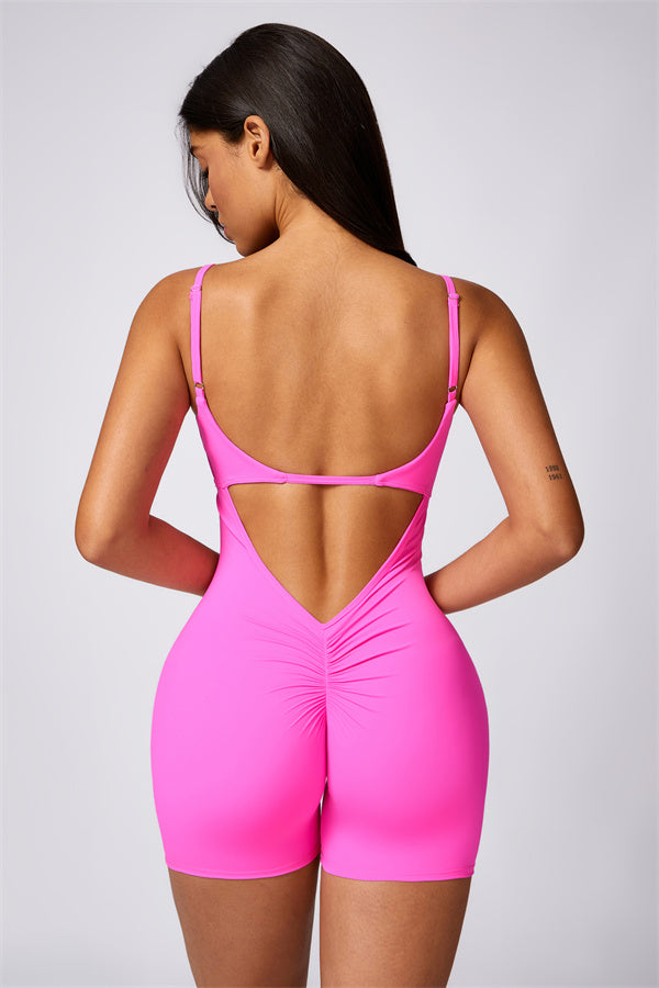 Sculpt Luxe Backless Jumpsuit