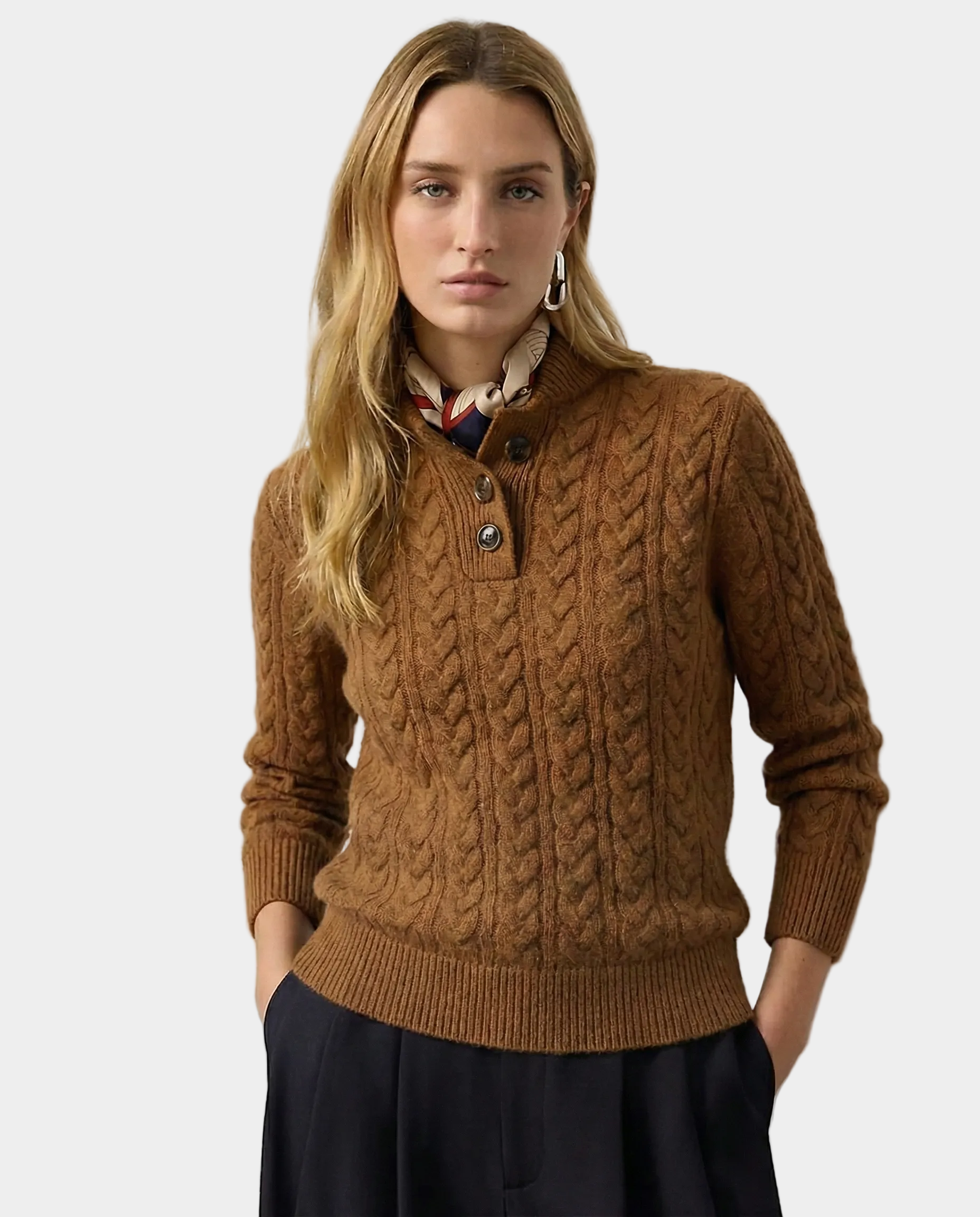 Ultra Soft Wool Blend Button Up Sweater