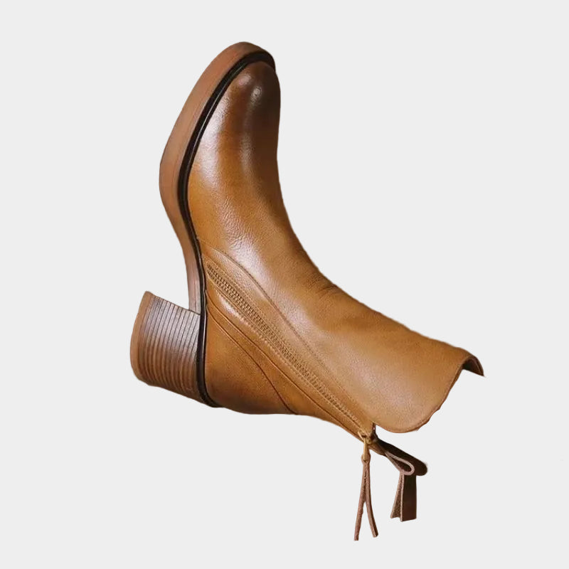 Comfort Leather Ankle Boots