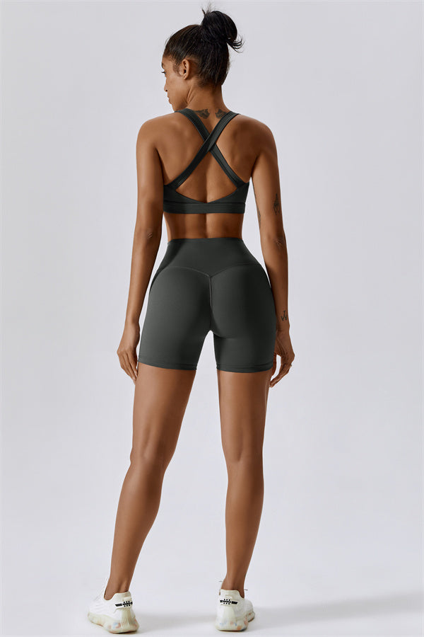 SculptFit Seamless Bra & Shorts Set