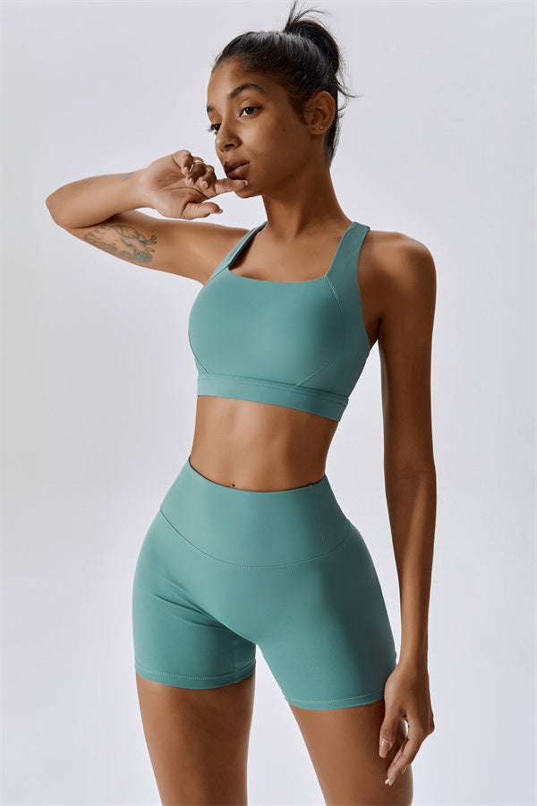 SculptFit Seamless Bra & Shorts Set