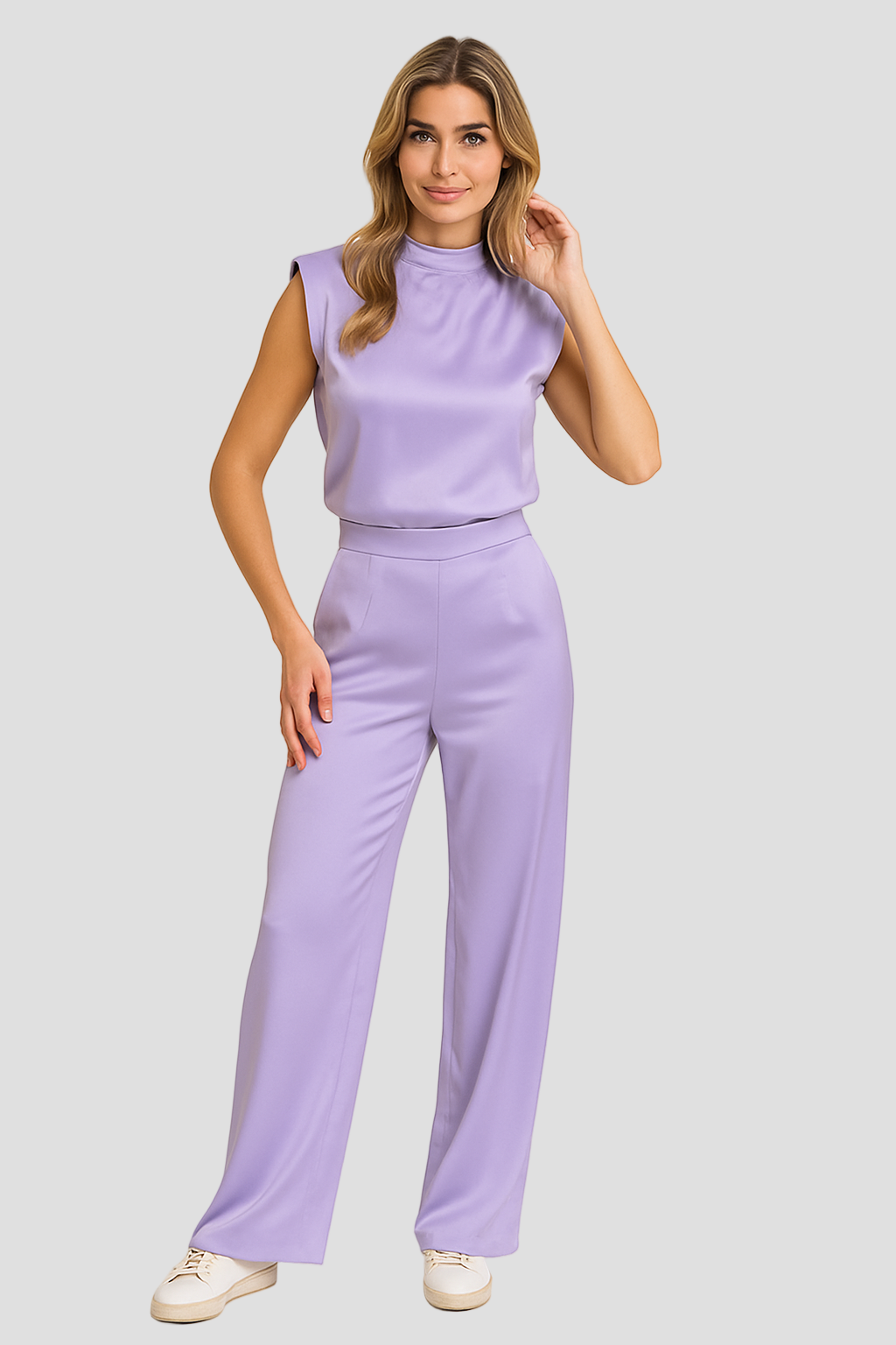 Satin Look Women's Jumpsuit