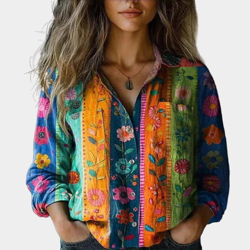 Colourful Button Down Shirt