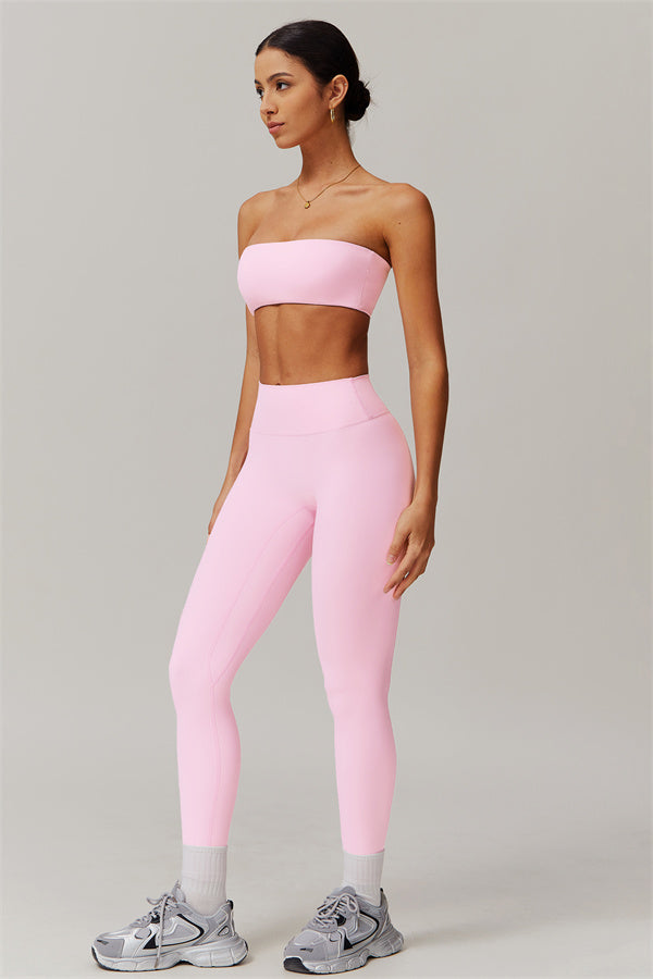 Strapless Anti-Slip Bandeau Sports Bra