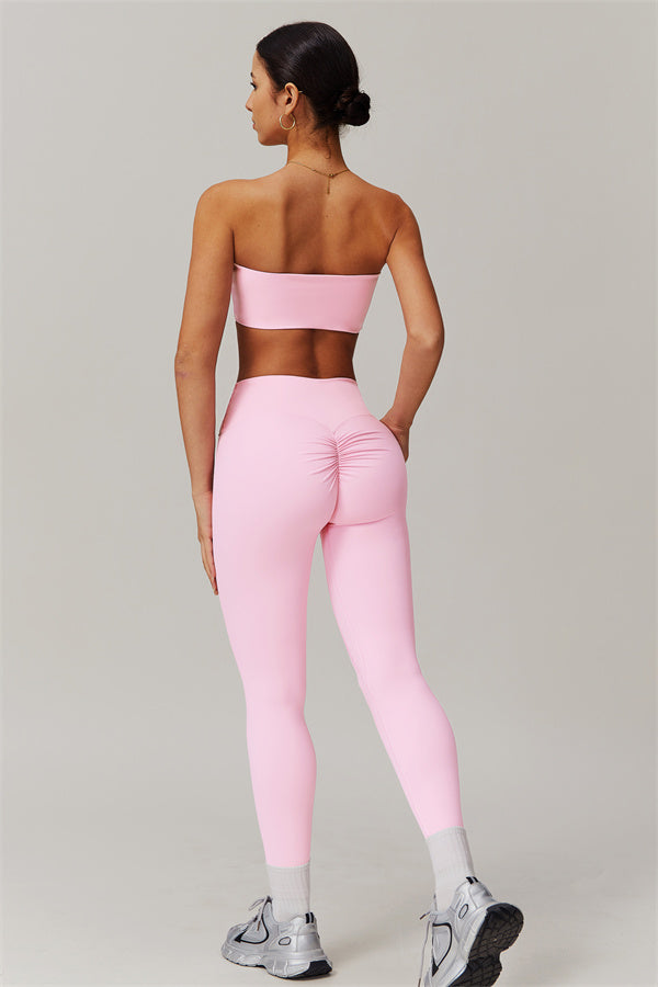 Strapless Anti-Slip Bandeau Sports Bra