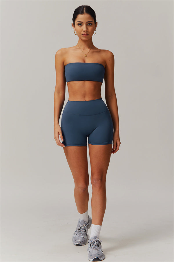 Strapless Anti-Slip Bandeau Sports Bra