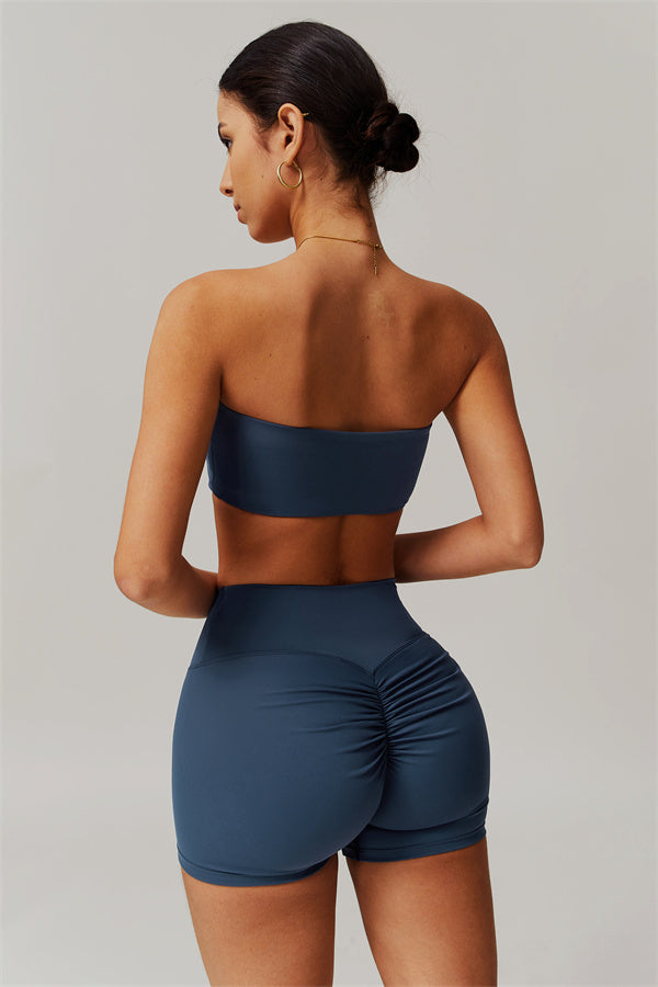 Strapless Anti-Slip Bandeau Sports Bra