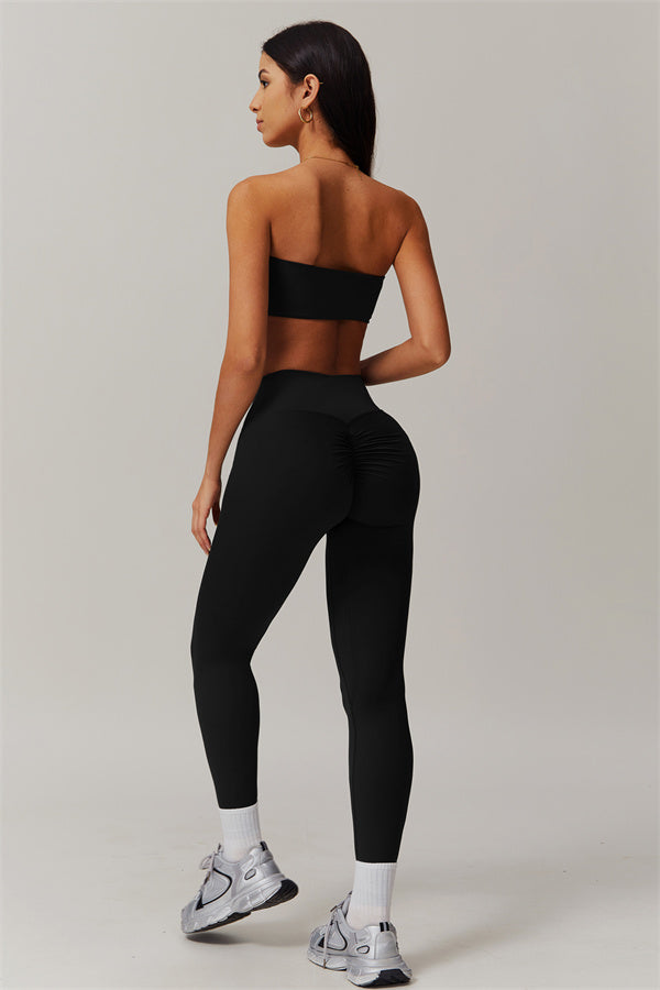 Strapless Anti-Slip Bandeau Sports Bra