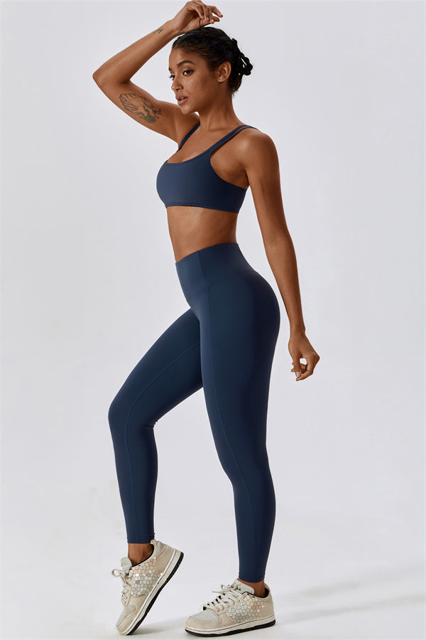 Cross-Strap High Support Sports Bra