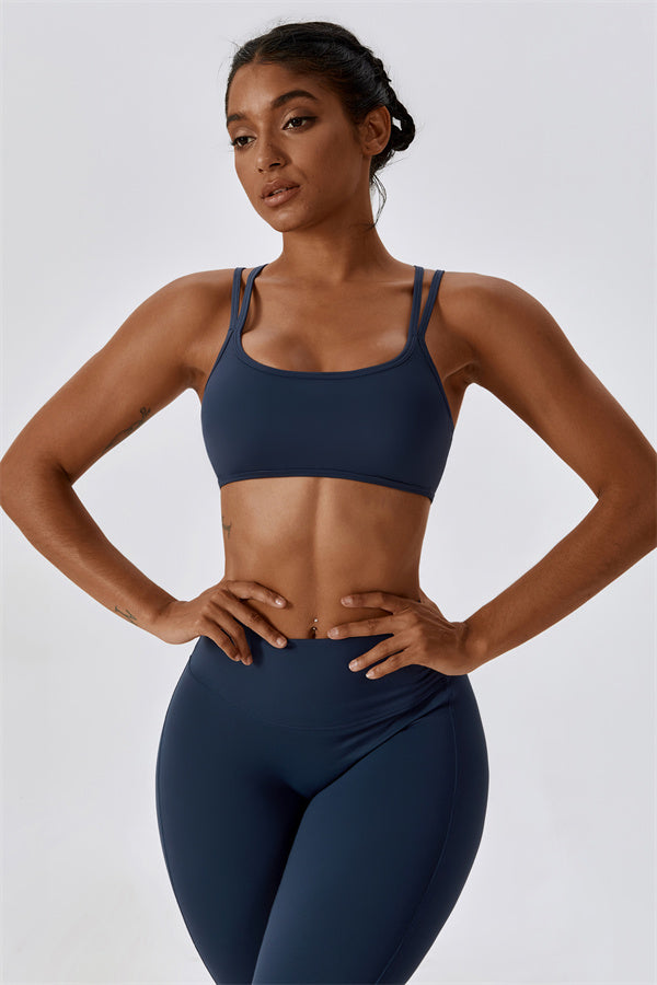 Cross-Strap High Support Sports Bra
