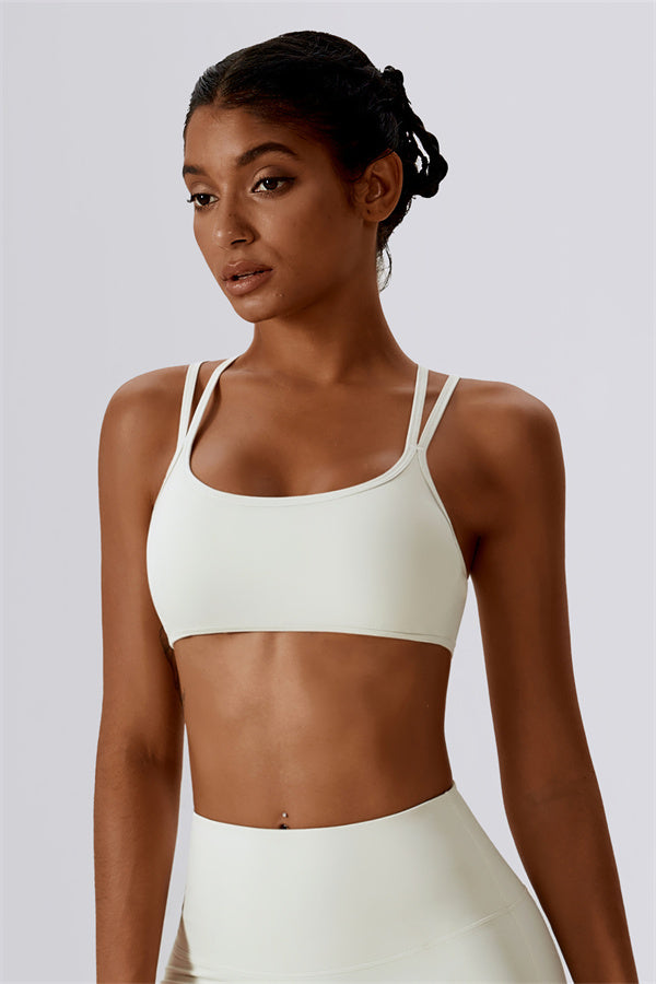 Cross-Strap High Support Sports Bra