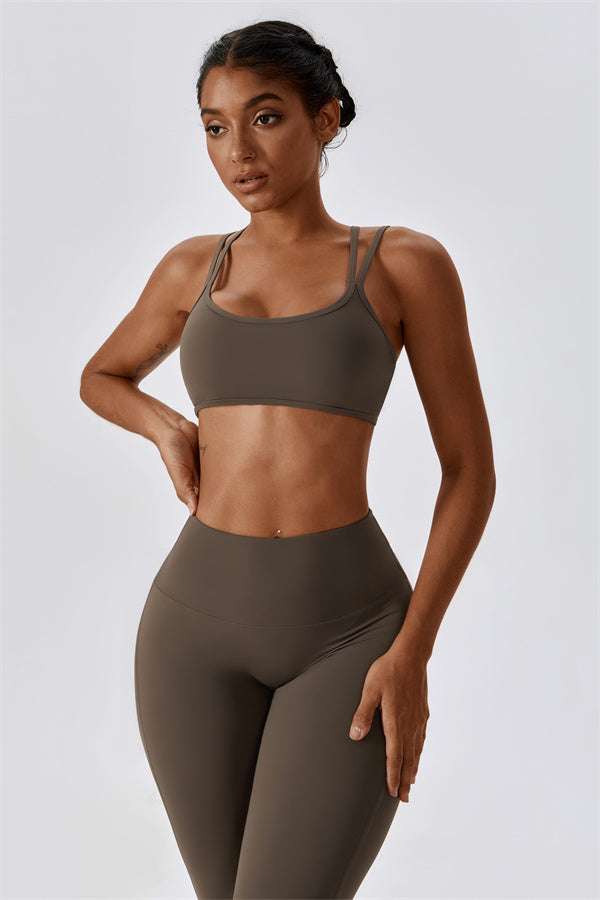 Cross-Strap High Support Sports Bra