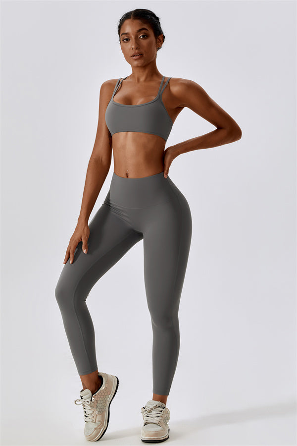 Cross-Strap High Support Sports Bra