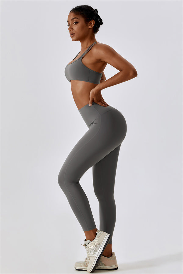 Cross-Strap High Support Sports Bra