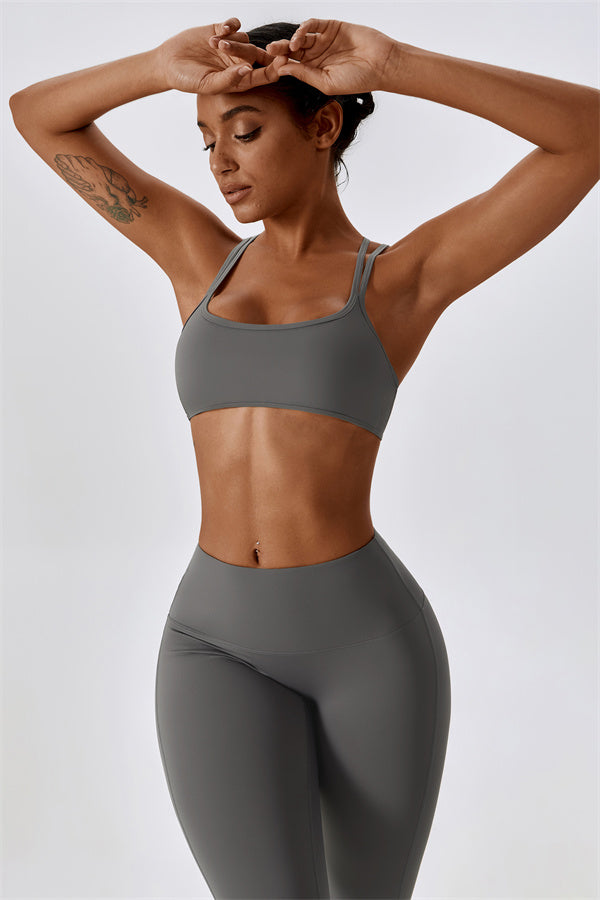 Cross-Strap High Support Sports Bra