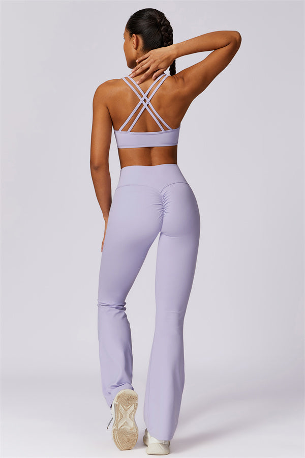 Cross-Strap High Support Sports Bra