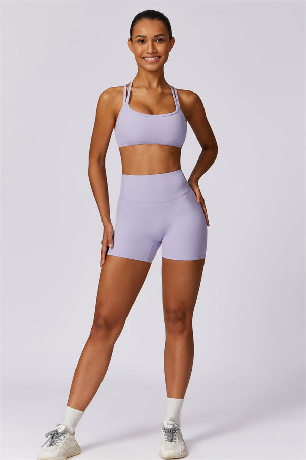 Cross-Strap High Support Sports Bra
