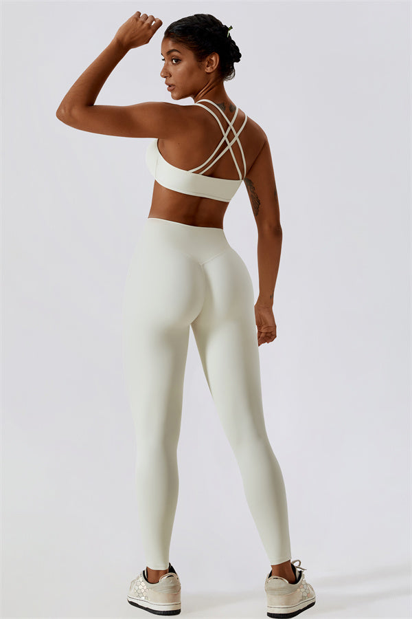 Cross-Strap High Support Sports Bra