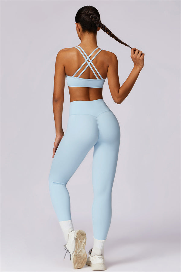 Cross-Strap High Support Sports Bra