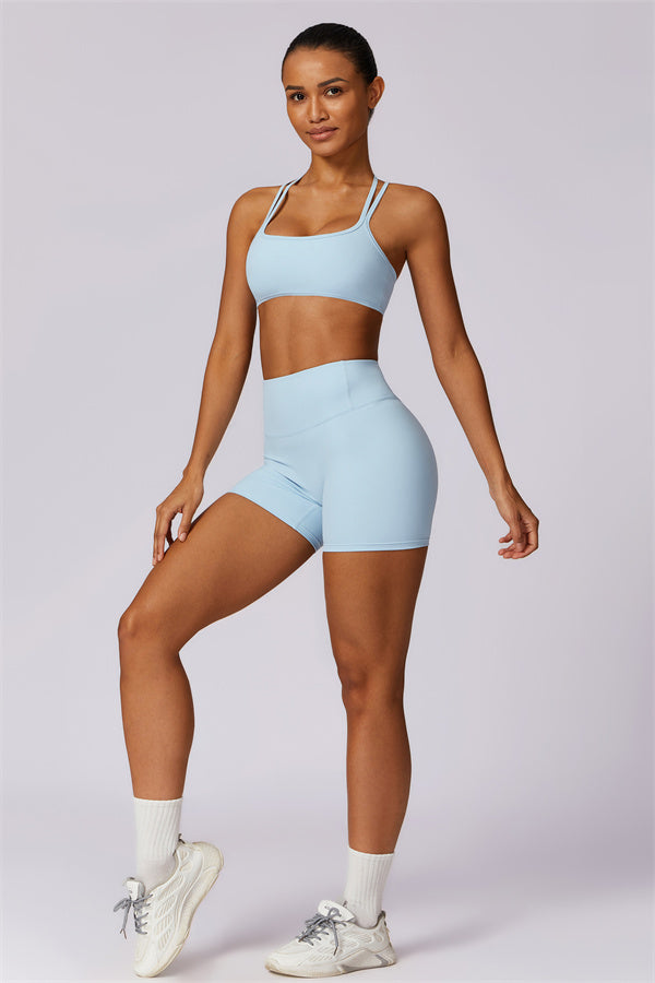 Cross-Strap High Support Sports Bra