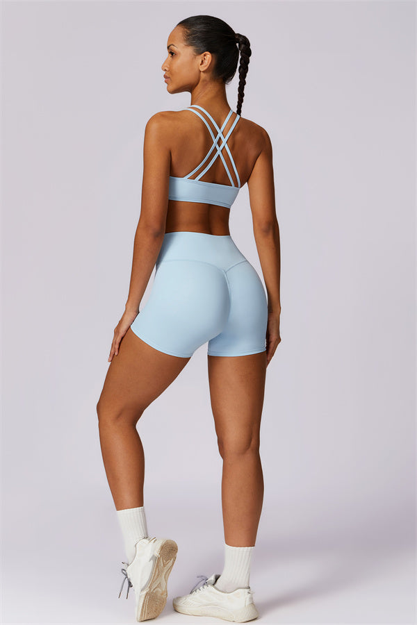 Cross-Strap High Support Sports Bra