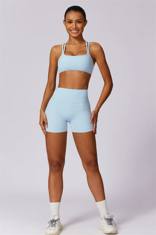 Cross-Strap High Support Sports Bra