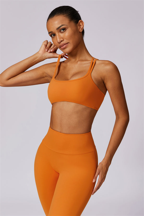 Cross-Strap High Support Sports Bra
