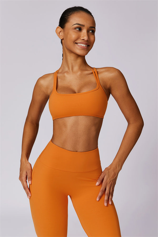 Cross-Strap High Support Sports Bra