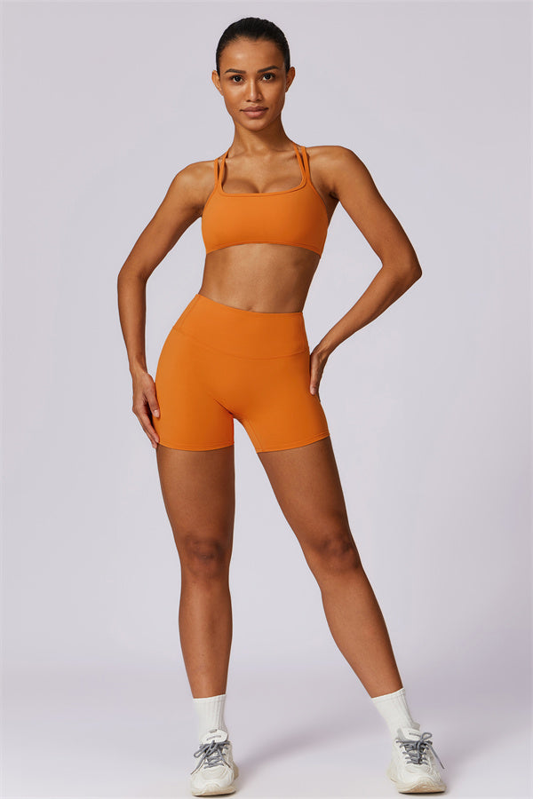 Cross-Strap High Support Sports Bra