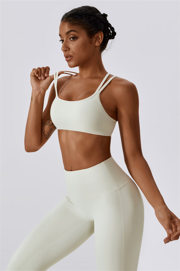 Cross-Strap High Support Sports Bra