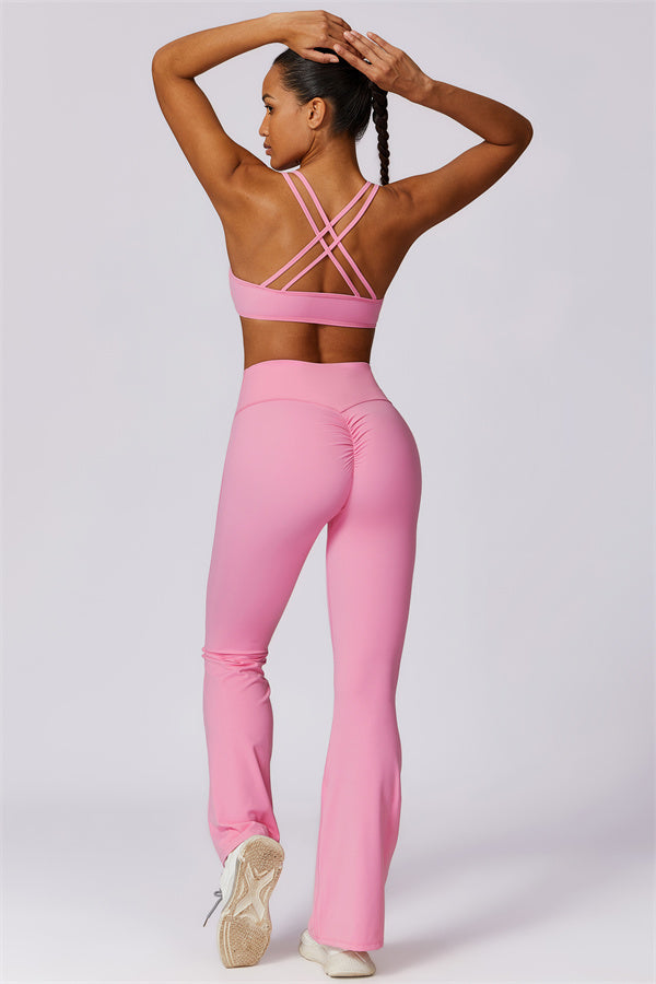 Cross-Strap High Support Sports Bra
