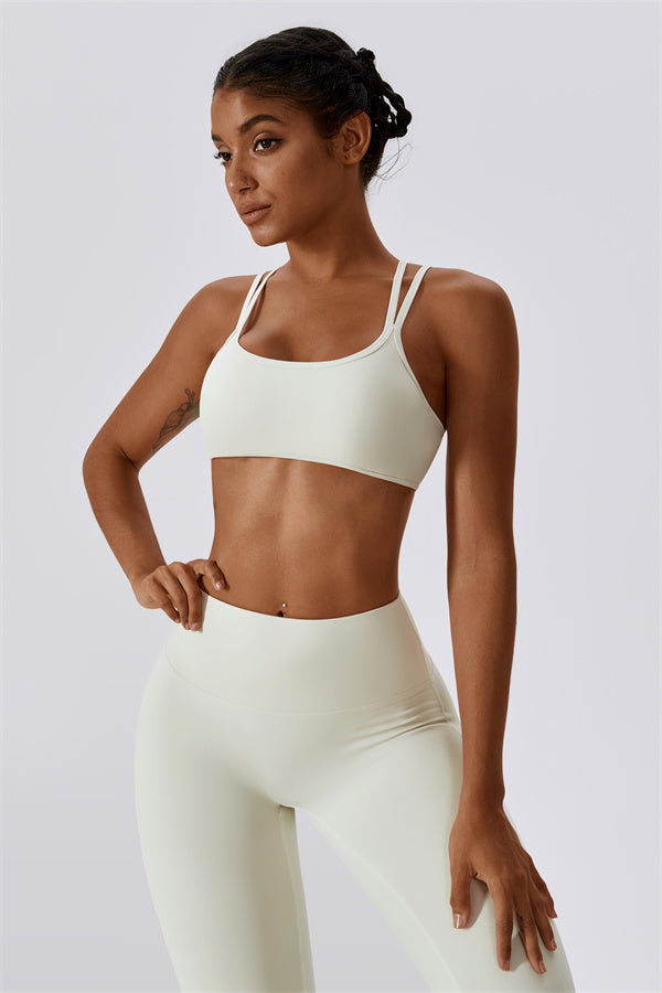 Cross-Strap High Support Sports Bra