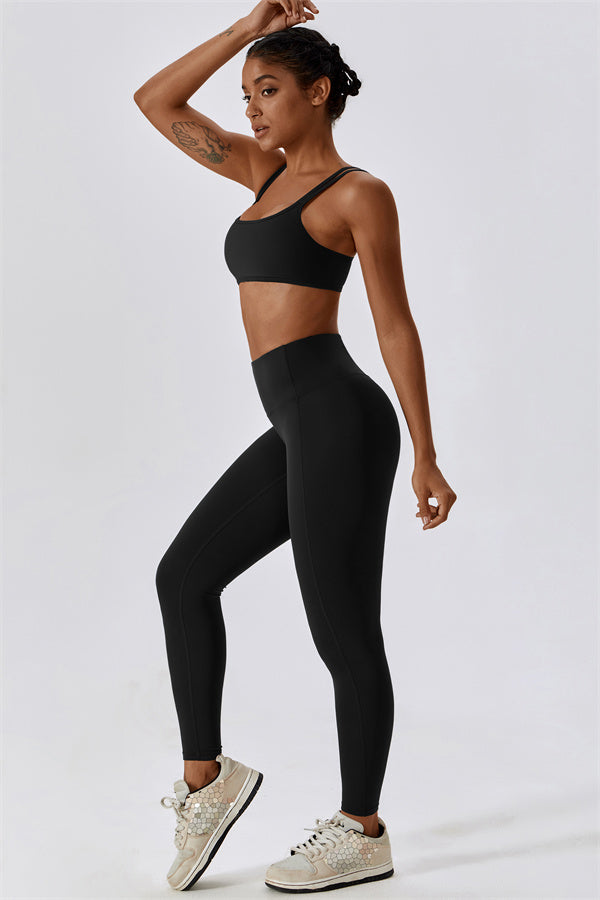 Cross-Strap High Support Sports Bra