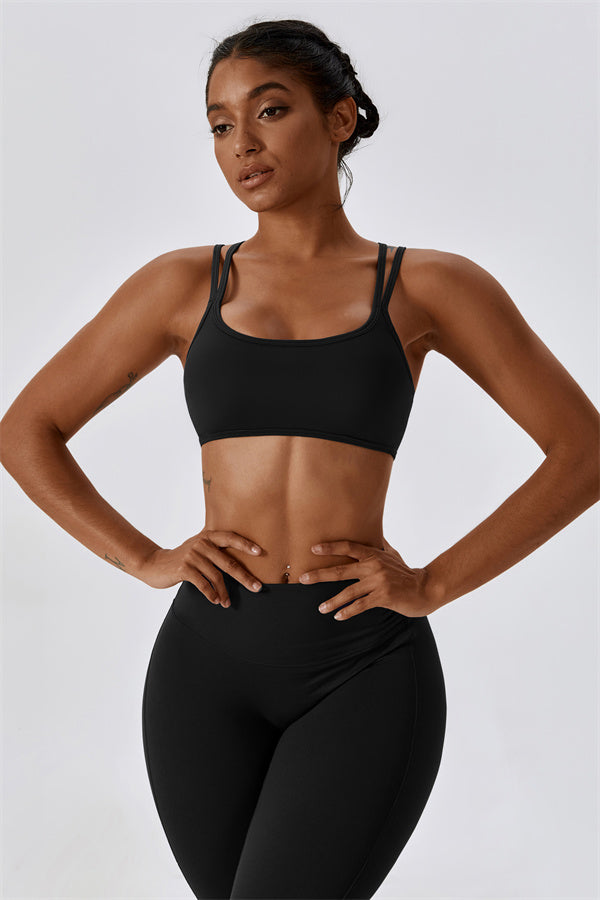 Cross-Strap High Support Sports Bra