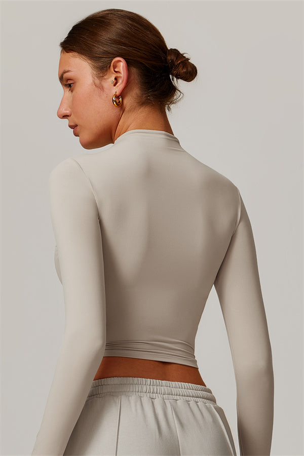 Elegant Compression Long-Sleeve Top