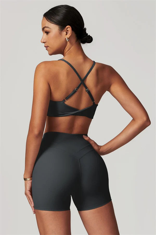 High-Waisted Contour Performance Shorts