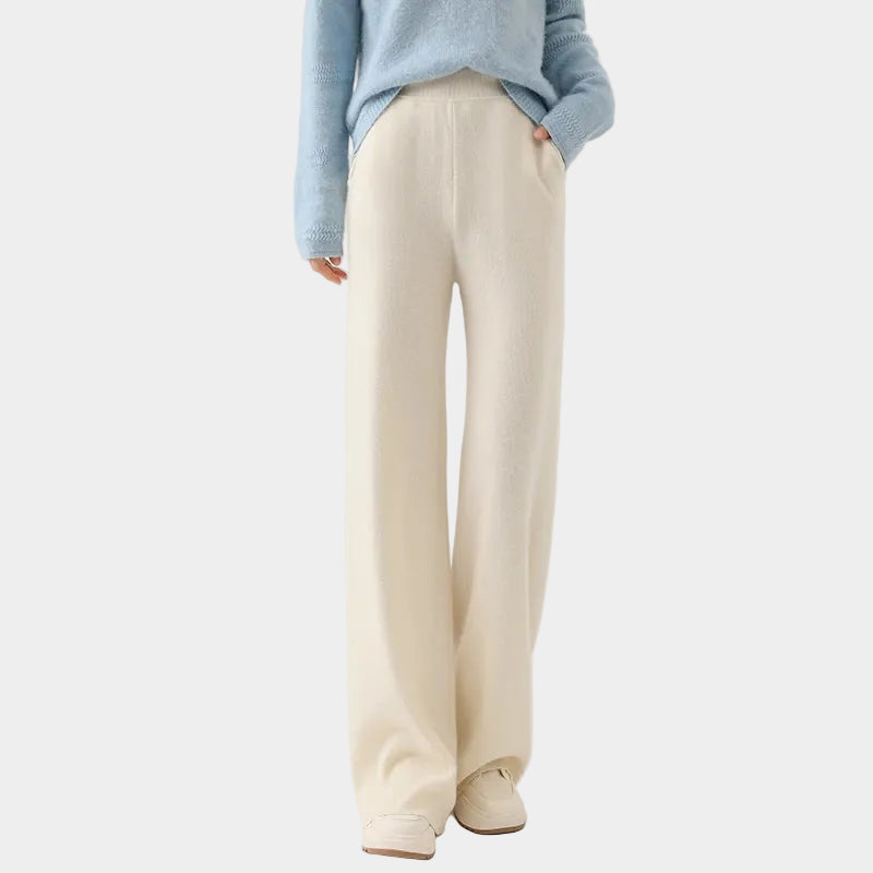 Merino Wool Wide-Leg Sweatpants