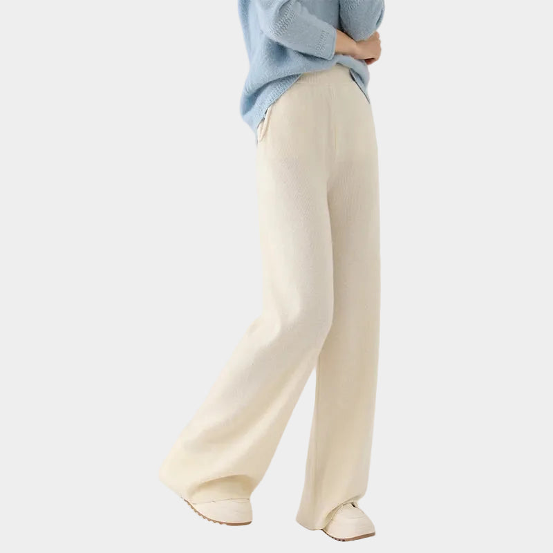 Merino Wool Wide-Leg Sweatpants