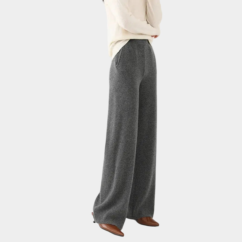 Merino Wool Wide-Leg Sweatpants
