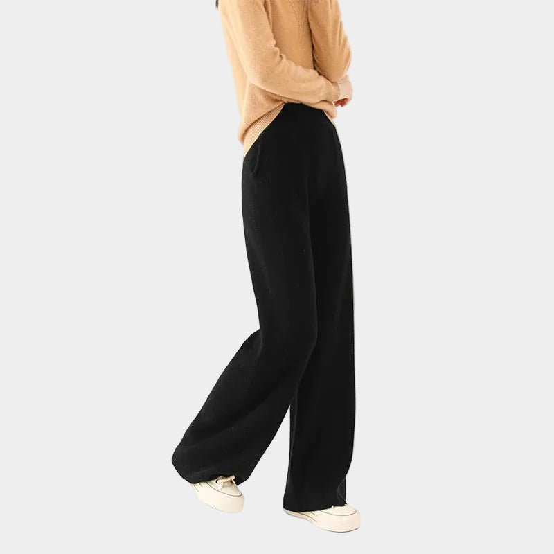 Merino Wool Wide-Leg Sweatpants