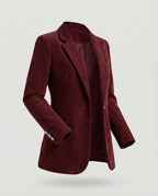 Blezer z sztruksu z długim rękawem
