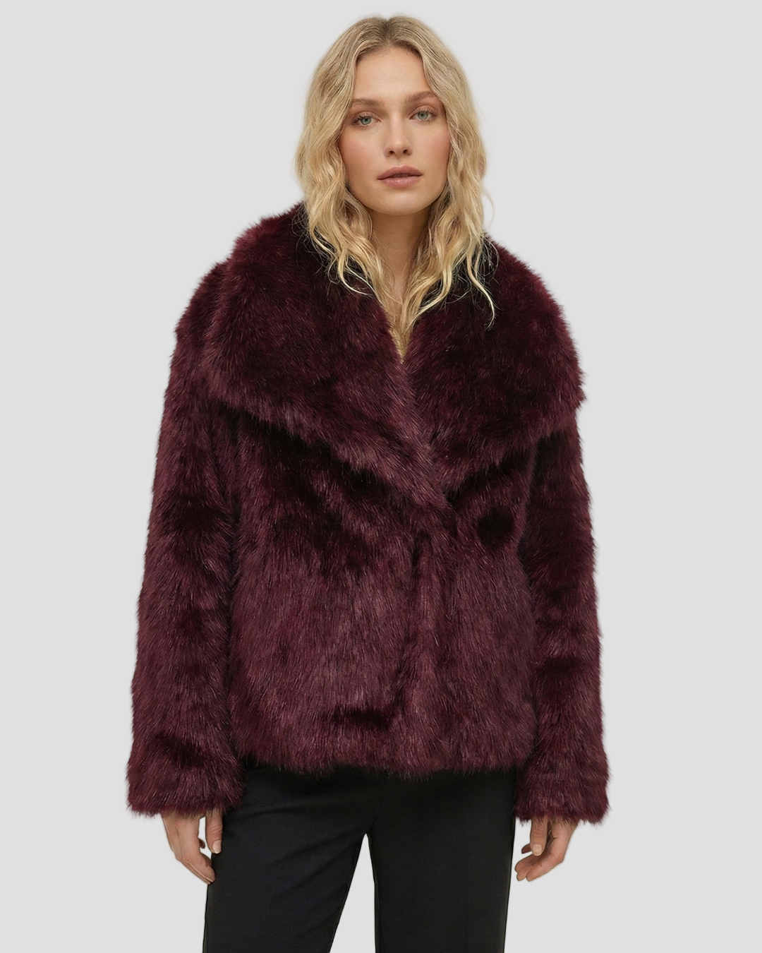 Oversized Faux Fur Coat for Women