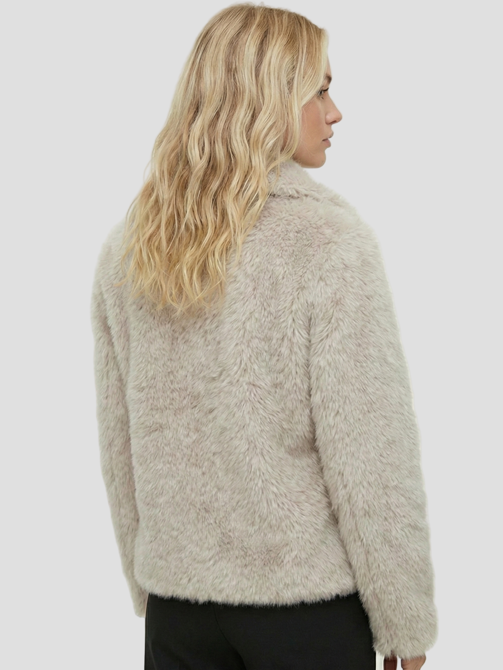 Oversized Faux Fur Coat for Women