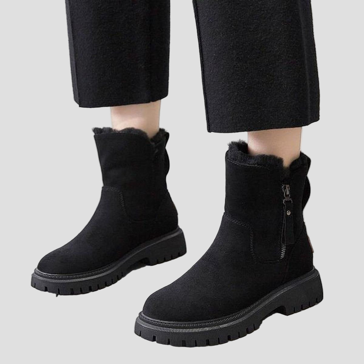 Waterproof Winter Boots for Women with Anti-Slip Outsole