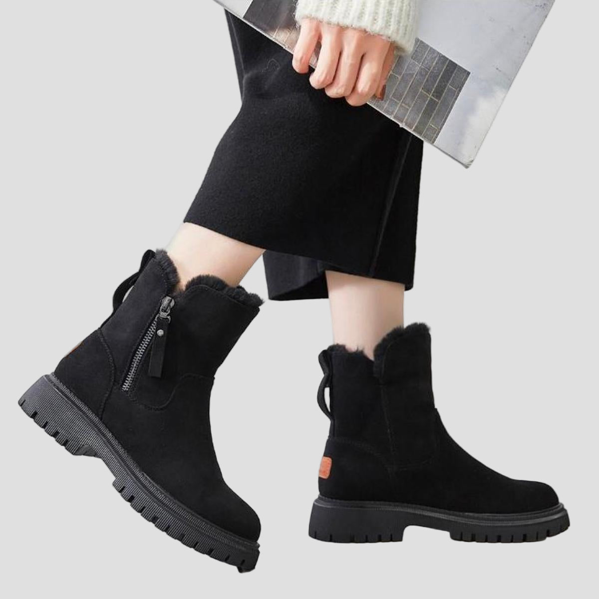 Waterproof Winter Boots for Women with Anti-Slip Outsole