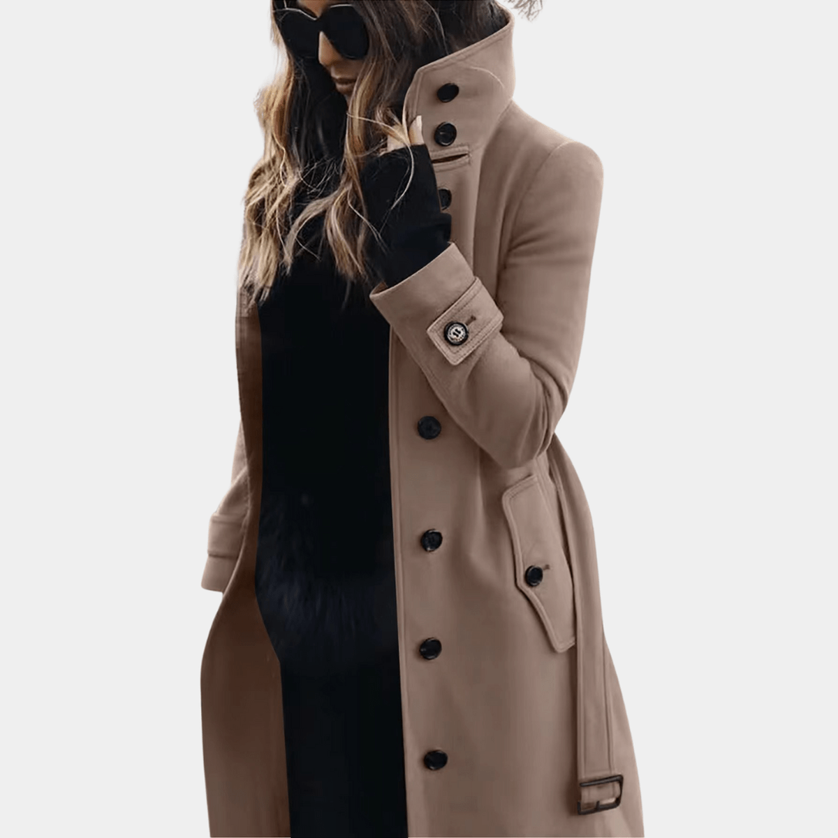Women's Warm Trench Coat – Elegant Tailored Fit for Stylish Comfort, Perfect Winter Coat for All Occasions 0