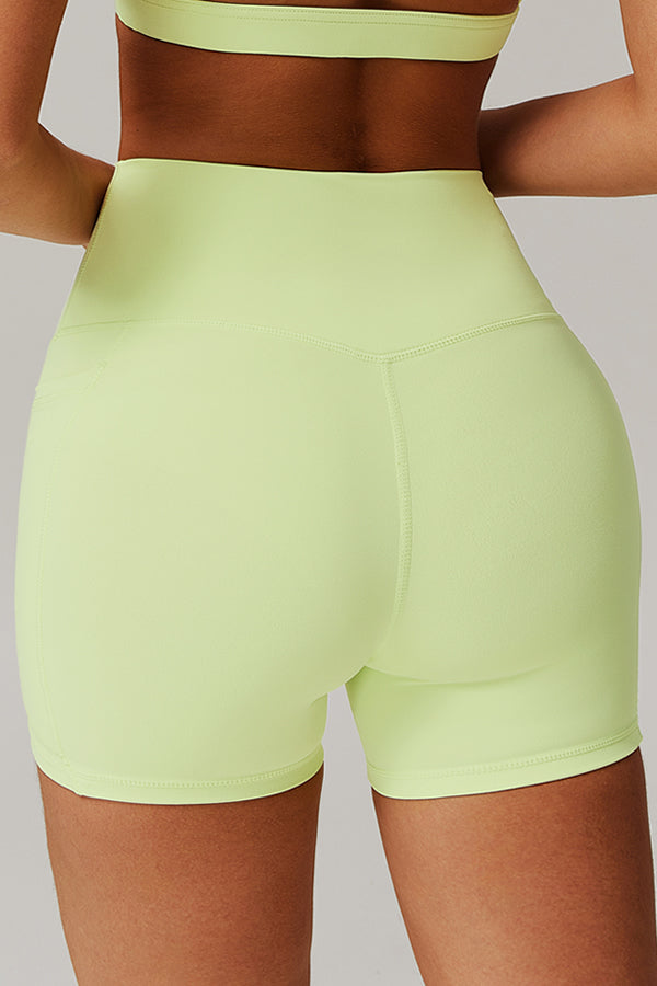 Peachy Fit High-Rise Shorts